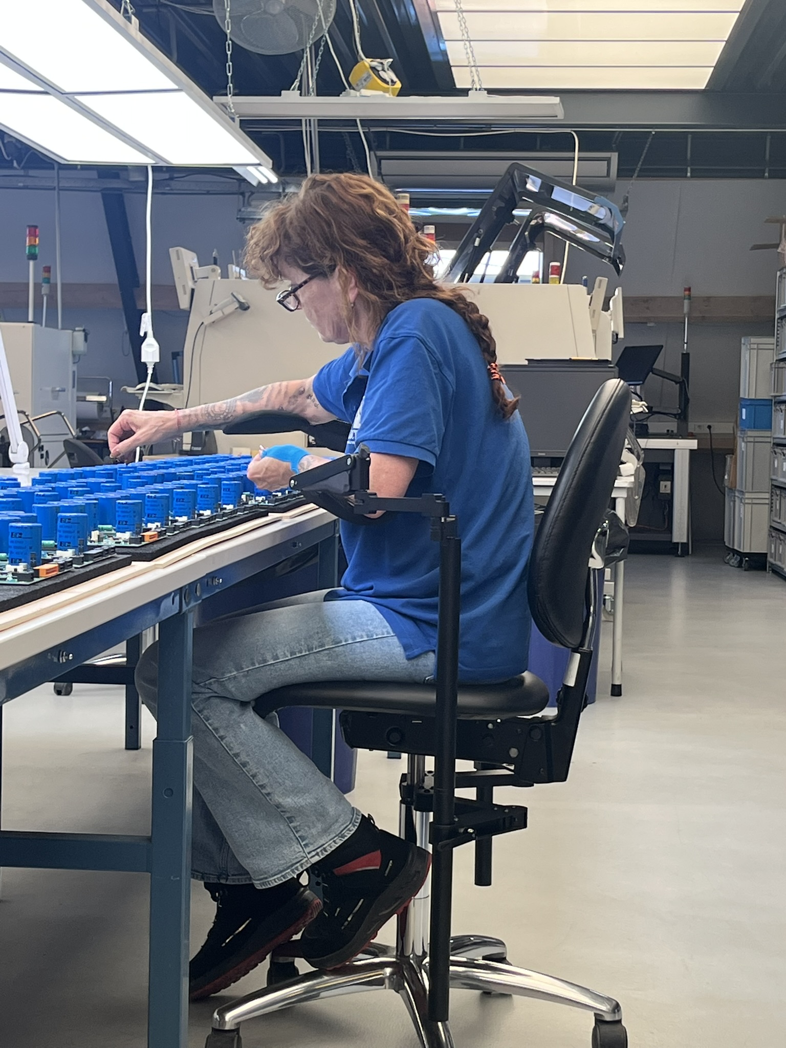 Installation Leva siège de bureau